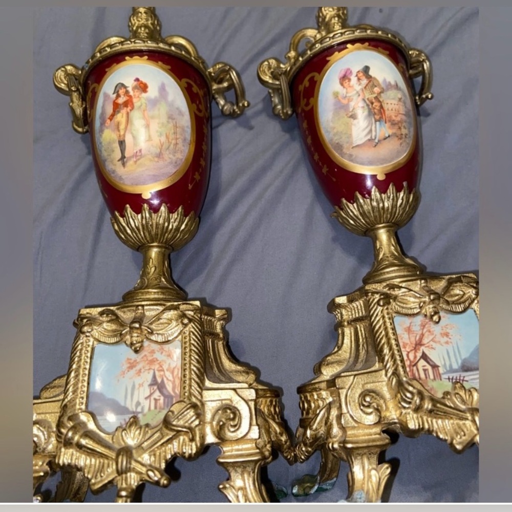 Porcelain Victorian Statues